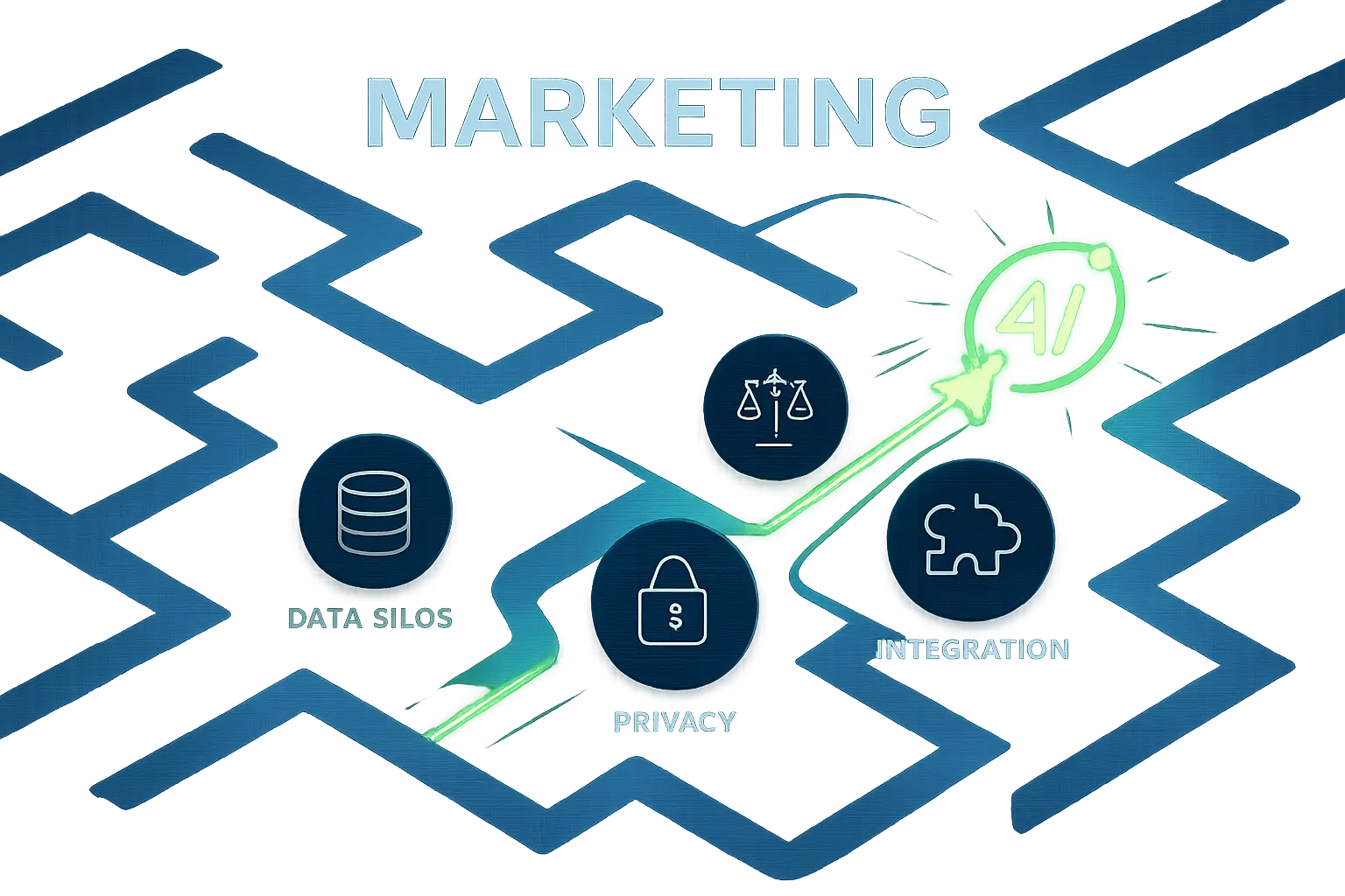 Overcoming Challenges When Using AI in Marketing